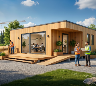 pourquoi choisir bungalow prefabrique espaces travail temporaires