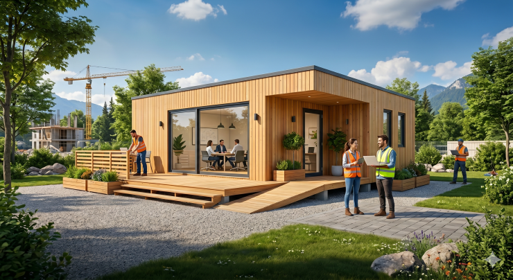 pourquoi choisir bungalow prefabrique espaces travail temporaires